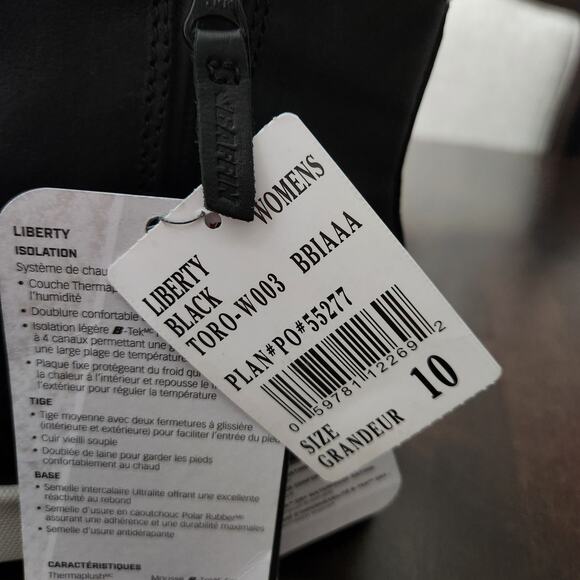 NWT Baffin Liberty Black Insulated Boot Size 10 - Picture 6 of 8